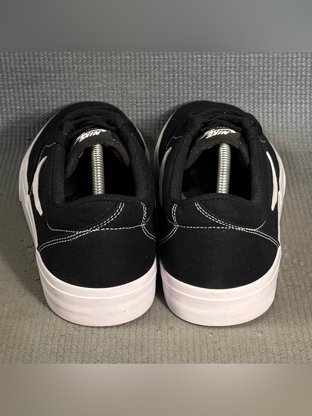 Nike SB Charge Low Black Canvas Skate Sneakers Men’s Size 12 - Picture 7 of 9
